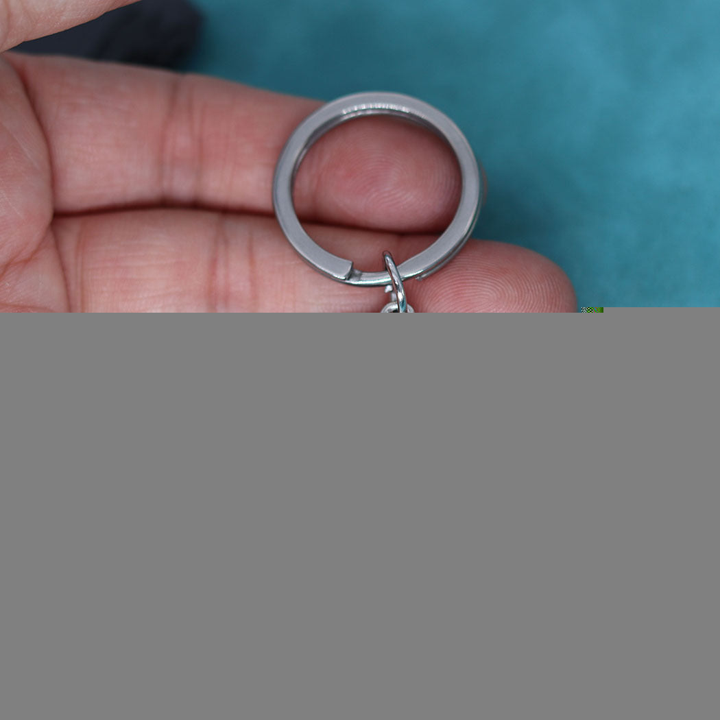 Wolf Pendant Keychain Alloy Metal Key Chain Fashion Accessory And Gift Idea Ancient Bronze And Silver Wolf Lux