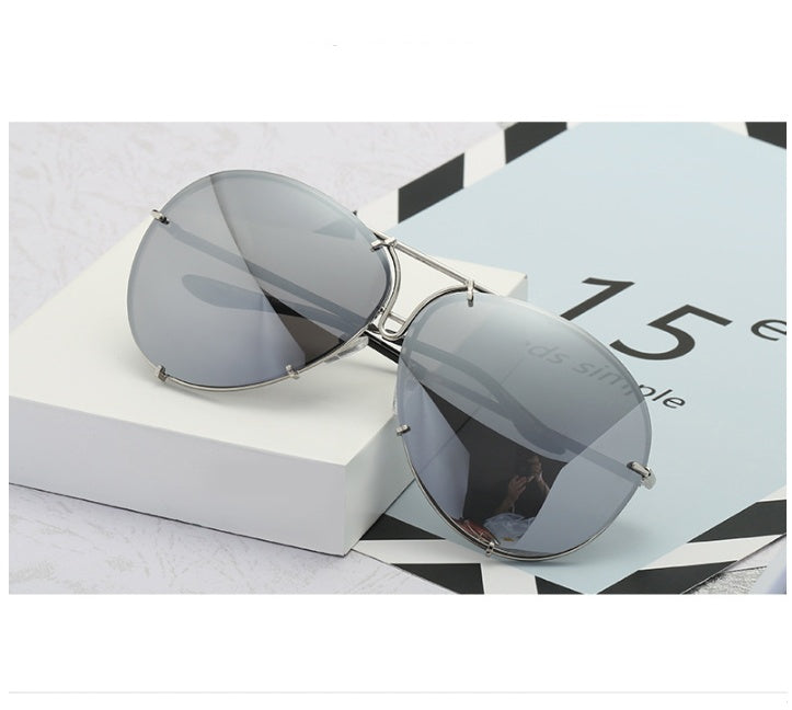 Metal Frame Eyewear With PC Lenses 99 Percent Visible Light