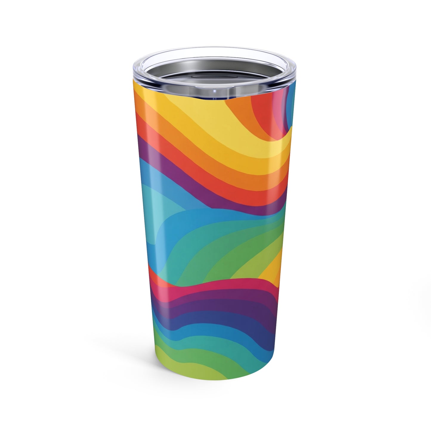 20oz Stainless Steel Tumbler With Printed Design Double Wall Vacuum Insulated Spill Resistant BPA Free Thermal
