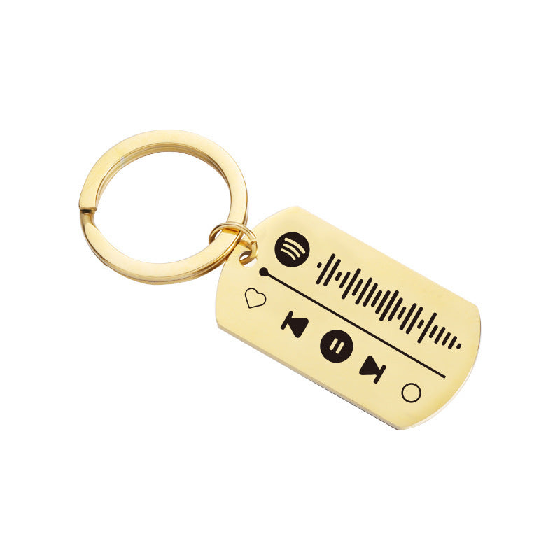 Stainless Steel Keychain Mirror Polished Surface Durable Metal Key Ring Strong Key Holder 25mm Steel Rose Gold Packaging