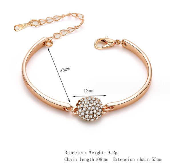 Womens Gold Plated Bracelet Geometric Electroplated Finish Trendy Jewelry Bracelet Creative For Women And Girls