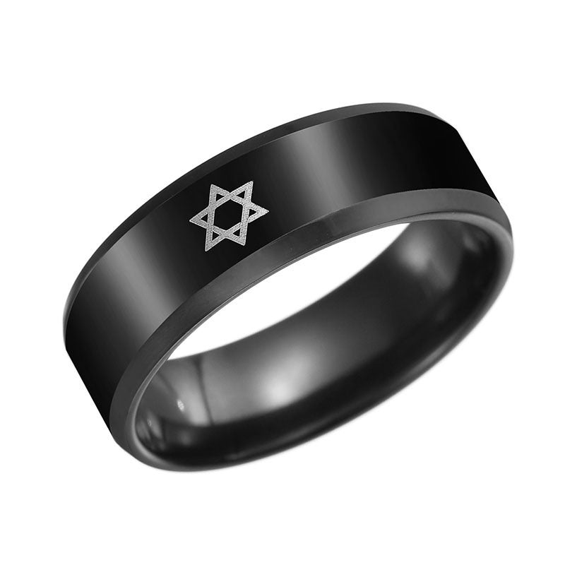 Stainless Steel Simple Ring Smooth Band Electroplated Finish Polished Anniversary Gift BirthdayPresent Wedding