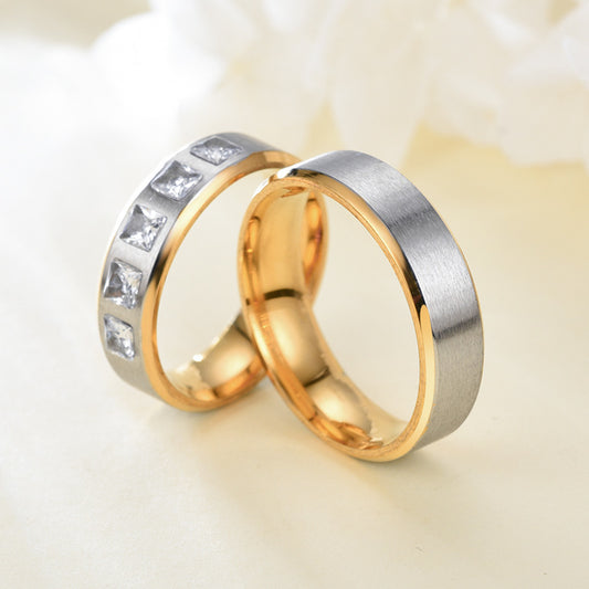 Unisex Stainless Steel Ring 4mm Gold Tone Durable Everyday Jewelry For Men And Women Sizes 5 To 12 Casual Look