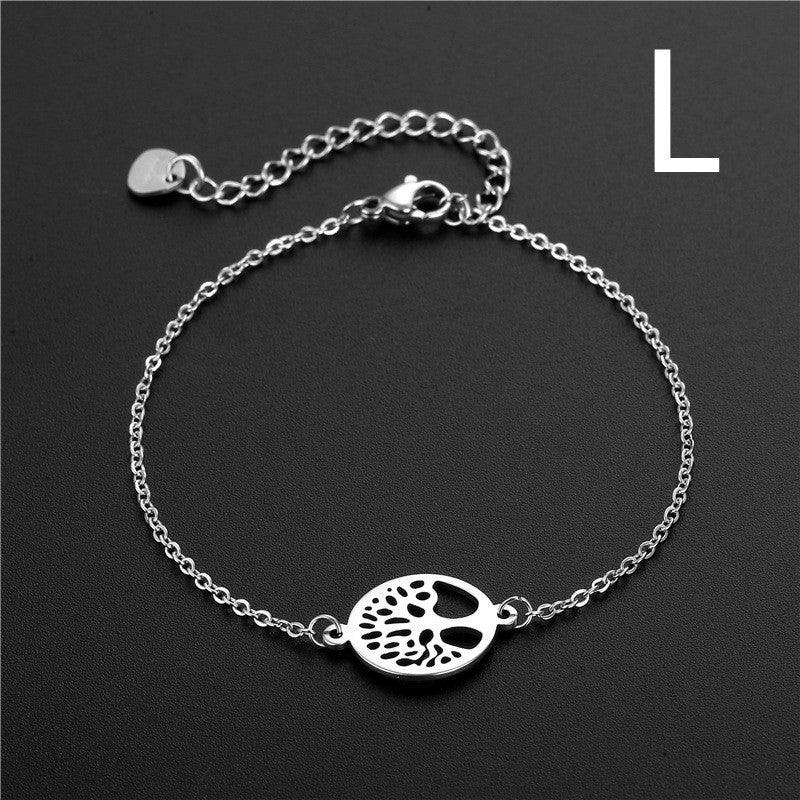 Geometric Stainless Steel Bracelet Bangle for Men and Women Hip Hop Silver Jewelry Trendy Urban Accessory Gift