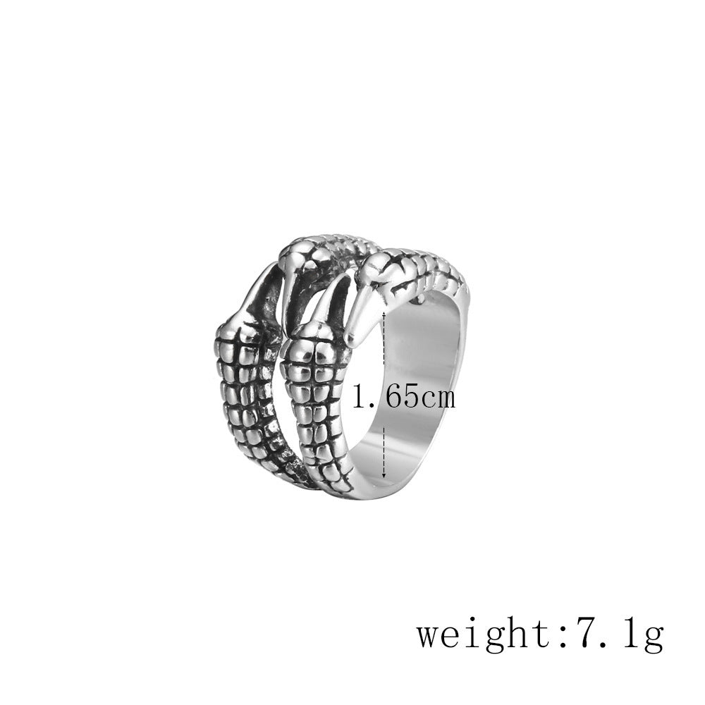 Dragon Claw Ring Bracelet Adjustable Opening Unisex Ring Geometric Design Fashion Alloy Ring Bracelet For Women And Men