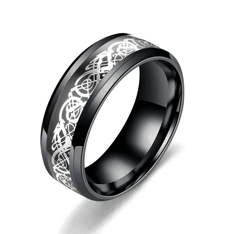 Unisex Stainless Steel Dragon Ring Zodiac Design Jewelry For Men And Women Great Travel Anniversary Gift Today