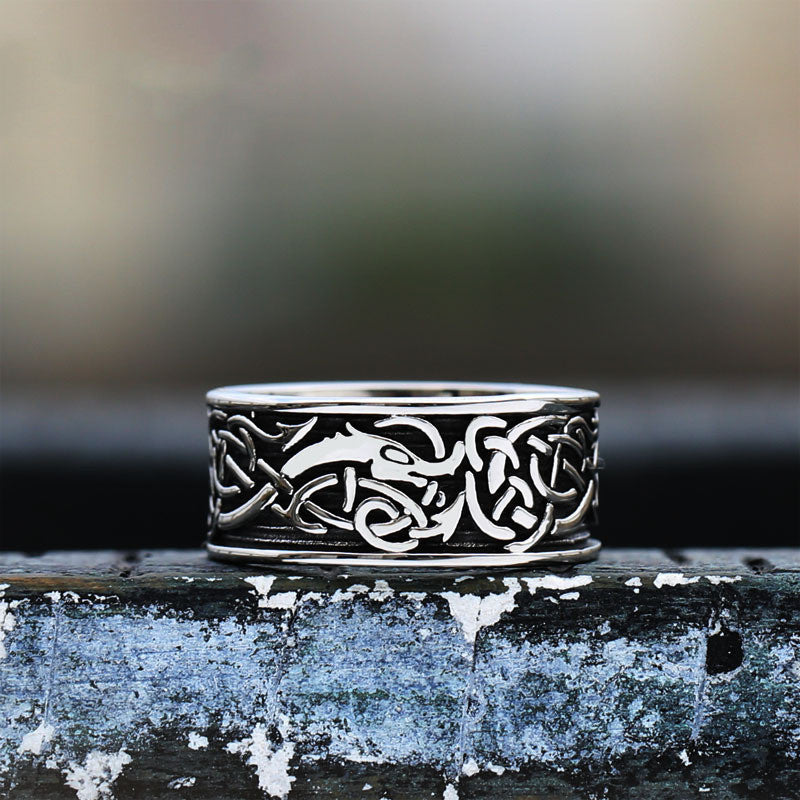 Mens Stainless Steel Ring Vintage Fashion Electroplated Durable Metal Band For Everyday Wear And Special Occasions Gift