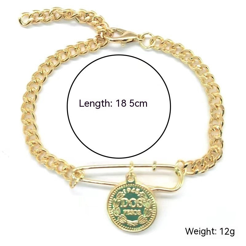 Bohemian Bracelet With Pearl Accents Geometric Shapes