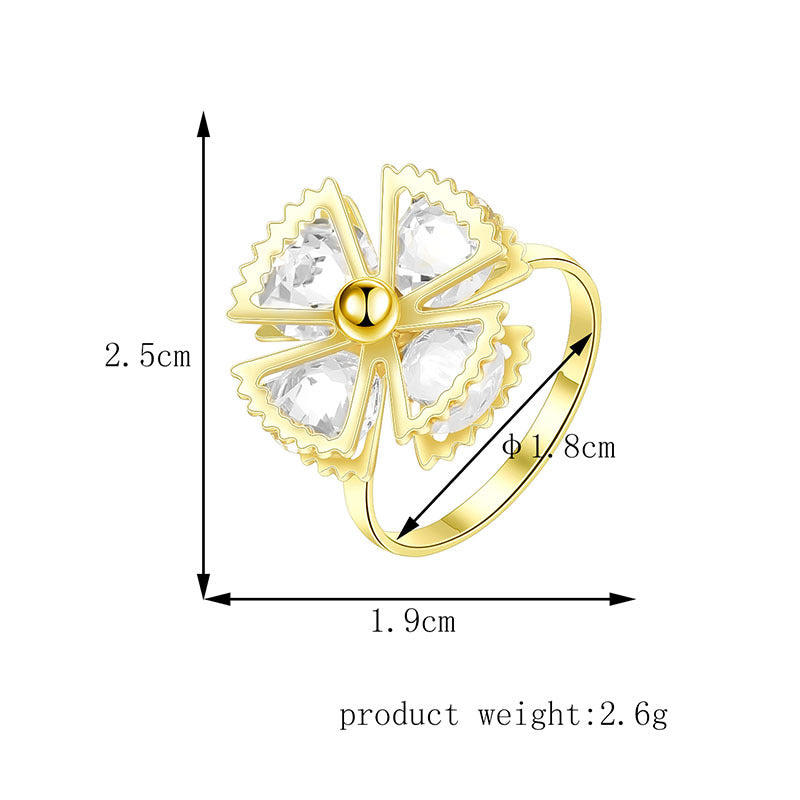 Geometric Copper Ring For Women Stylish Fashion Accessory Jewelry With Modern Design Perfect For Everyday Wear