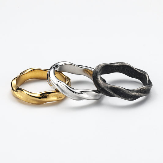 Titanium Steel Casting Personalized Trend Styles Womens Rings Design High Quality Fashion Beautiful Appearance