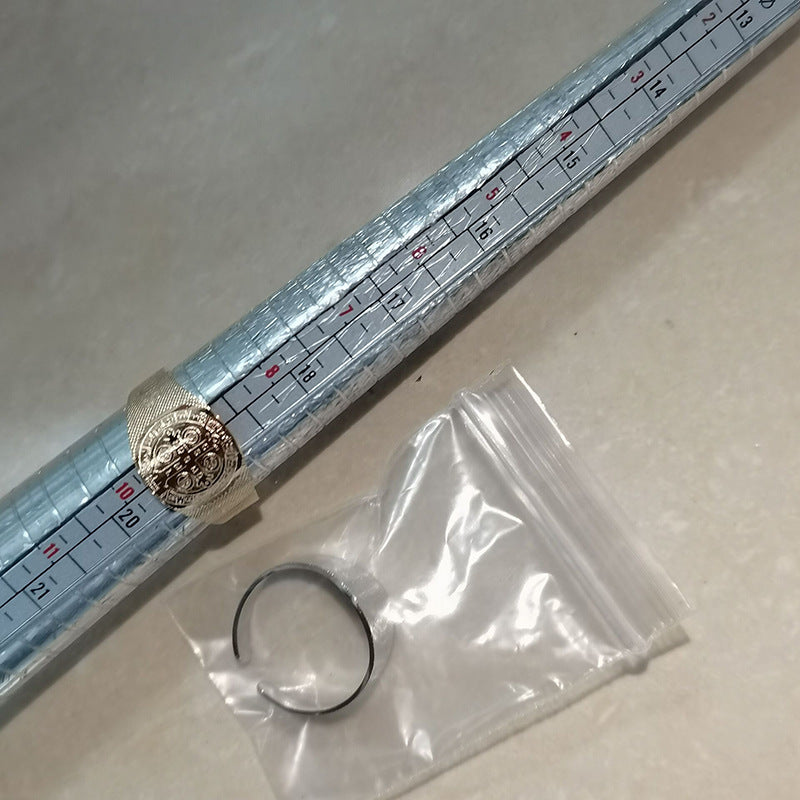 Mens Adjustable Cross Ring Stainless Steel Electroplated Minimalist Fashion Jewelry For Everyday Wear For Style