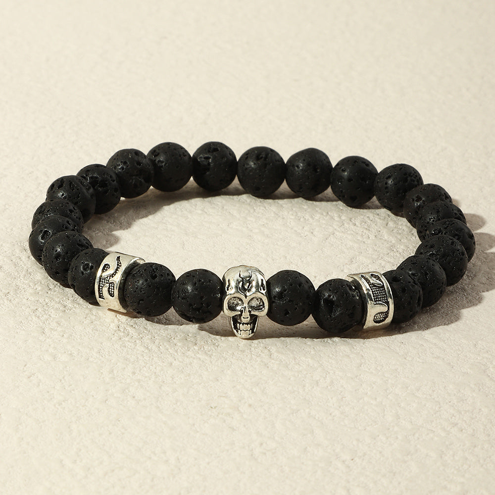 Unisex Stone And Wooden Geometric Bracelet Handmade Individually Packaged For Men And Women Europe Classic Art