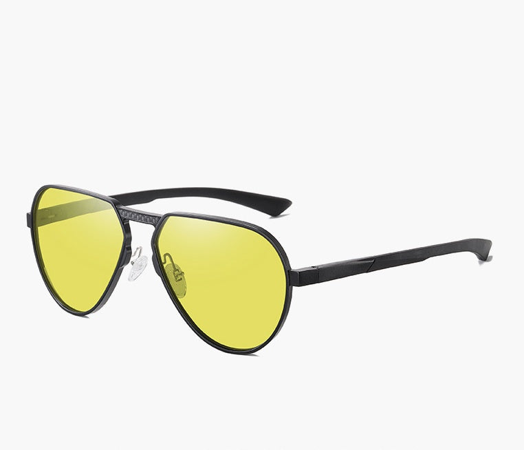 Polarized Sunglasses For Men And Women Aluminum Magnesium Alloy Frame Large Metal Frame TAC Lenses UV Protection