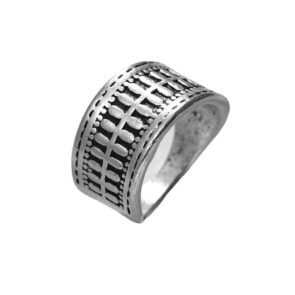 Dragon Tortoise Tail Ring Unique Geometric Alloy Statement Ring for Women and Men Unisex Electroplated New Design