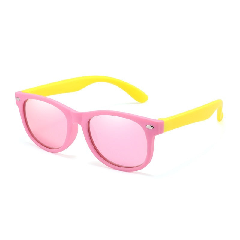 Kids Polarized Sunglasses Resin Lens Eye Protection For Outdoor Activities Fashion Frames Light Durable Secure