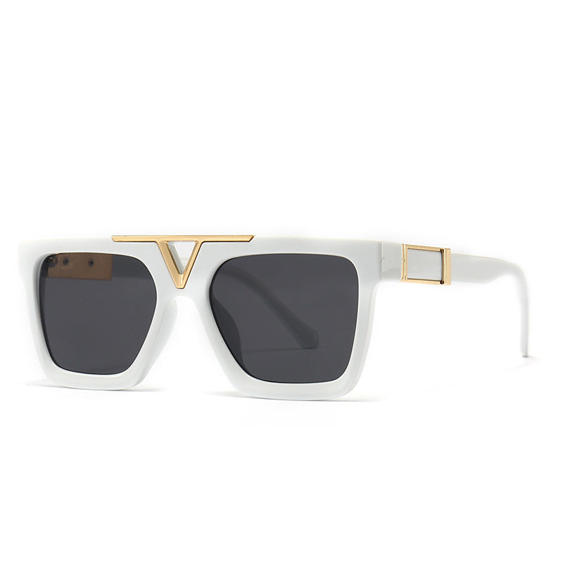 Square Sunglasses For Men And Women Retro Fashion PC Frame
