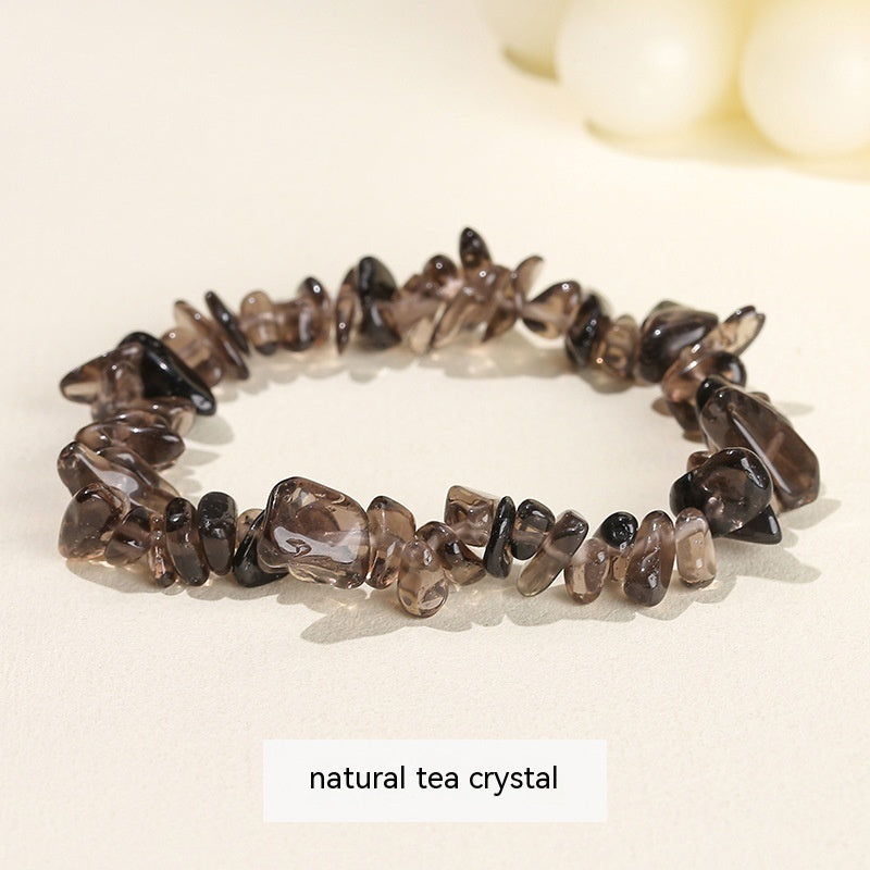 Handmade Natural Crystal Gravel Bracelet Agate Aventurine Irregular Chips Bracelet Women Unique Jewelry Gifts
