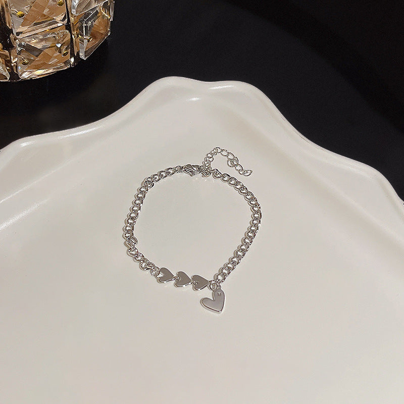 Womens Copper Bracelet With Zircon Flower Pearl Elegant Electroplated Bracelet Affordable Jewelry Gift For Her