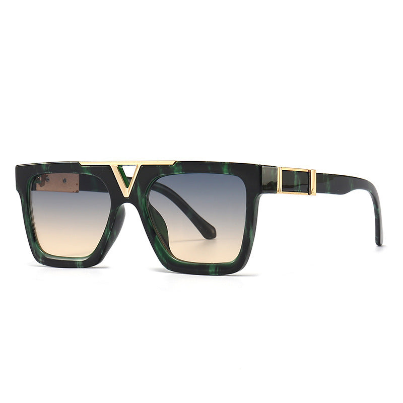 Square Sunglasses For Men And Women Retro Fashion PC Frame