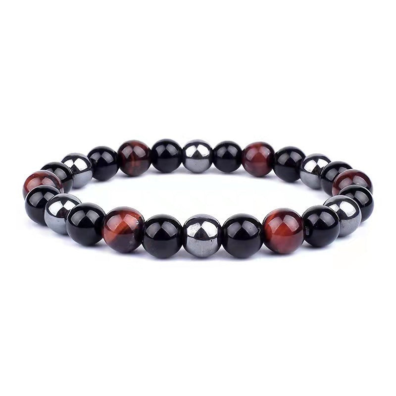 Unisex Agate Bead Bracelet Geometric Natural Stone Jewelry