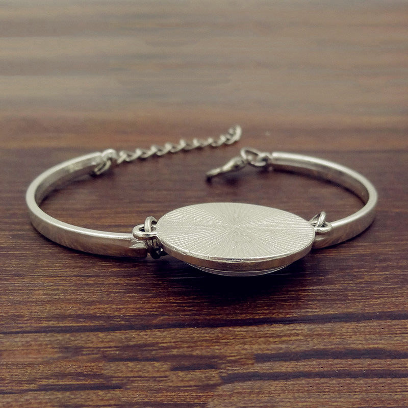 Womens Celestial Bracelet Time Pendant Adjustable Alloy Chain Constellation Theme Gift With Extender 17cm 5 cm