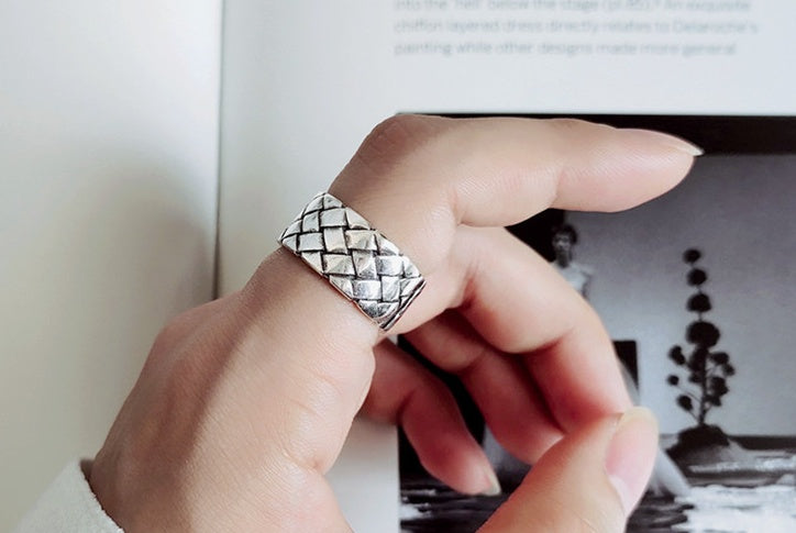 Handcrafted Copper Ring With Woven Design Durable Build For Everyday Wear And Special Occasions Suitable For Any Style