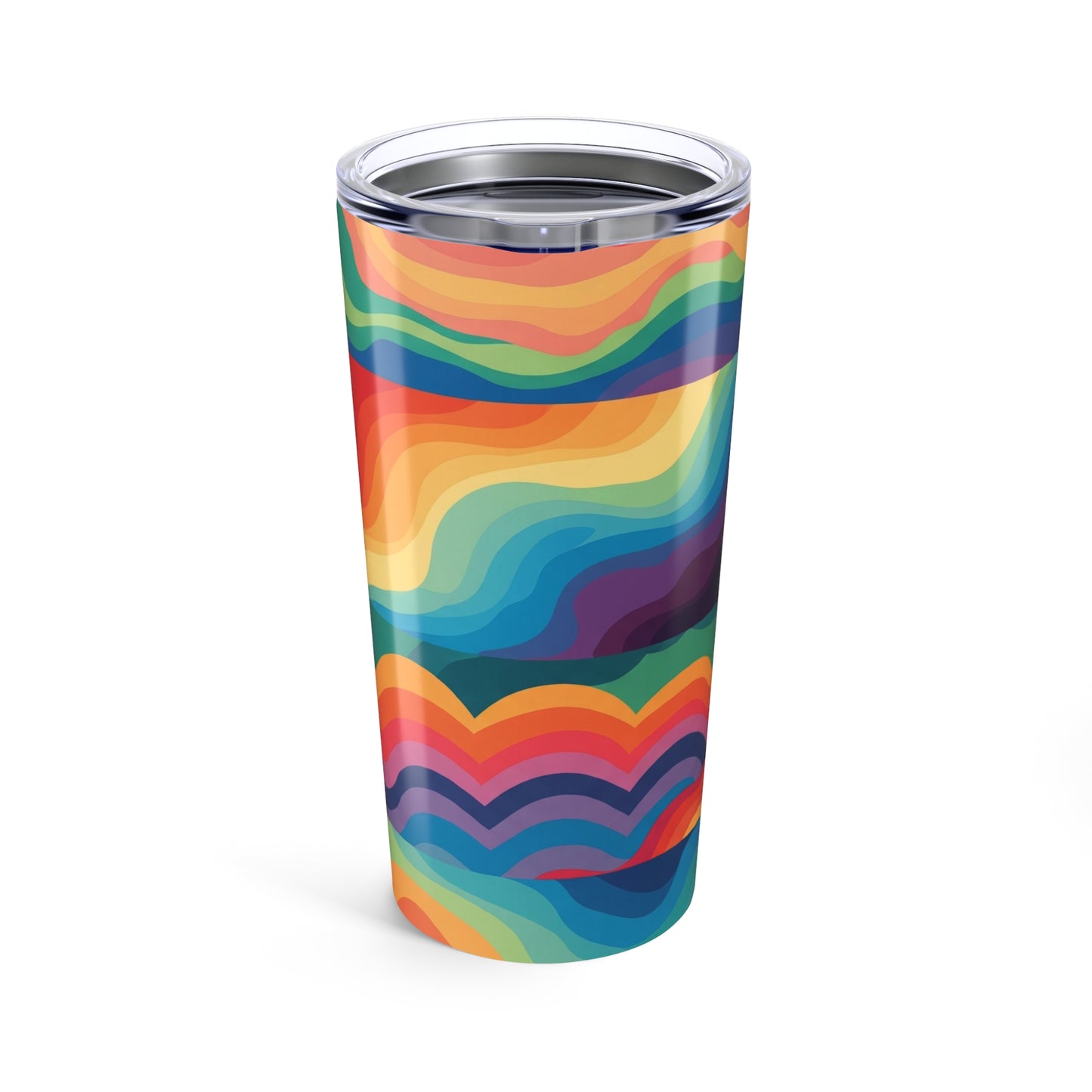 20oz Stainless Steel Insulated Tumbler Double Wall Construction Spill Resistant Travel Mug Decorated For Hot Or