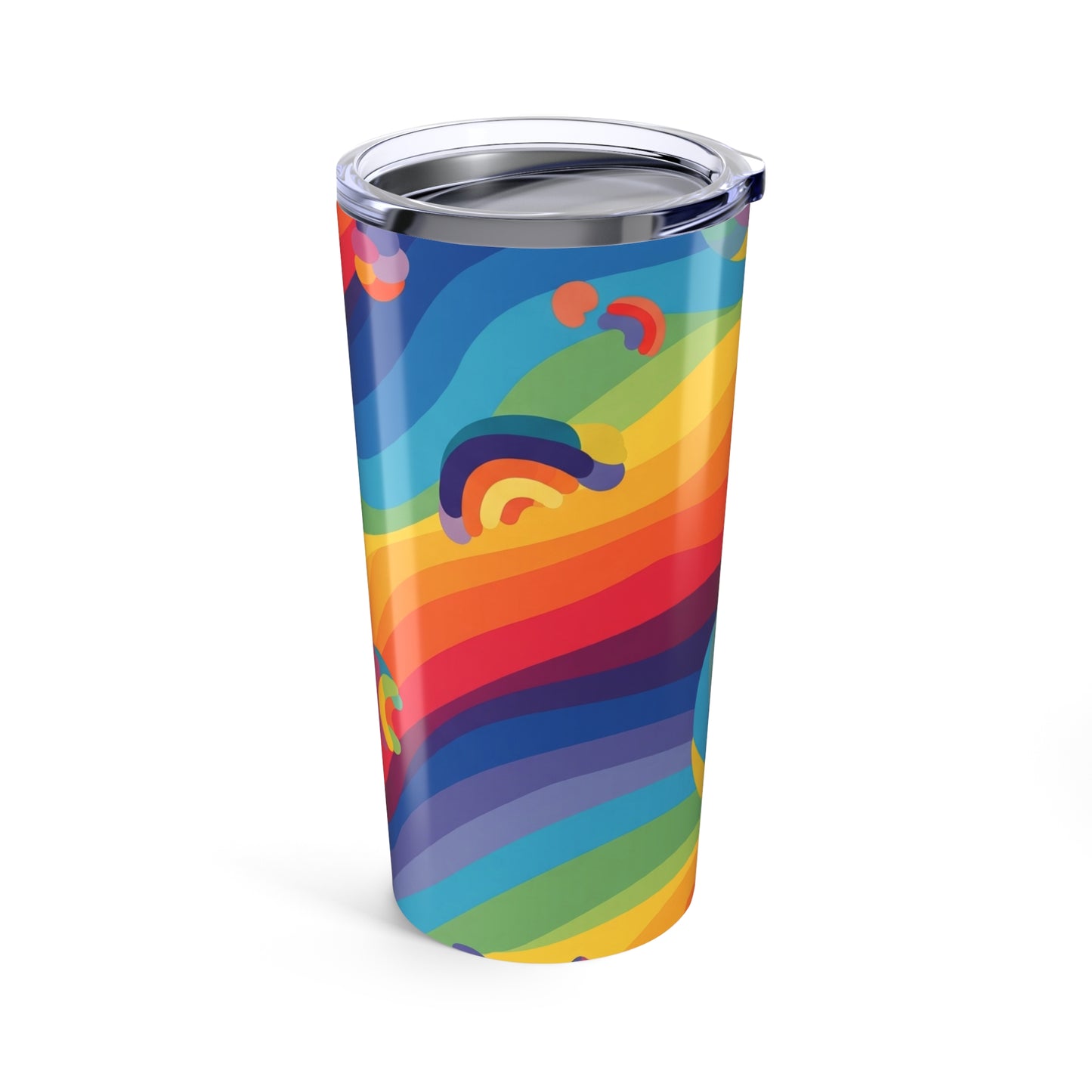 20oz Stainless Steel Tumbler Printed Design Double Wall Insulation Spill Resistant Coffee Cup For Hot Or Cold