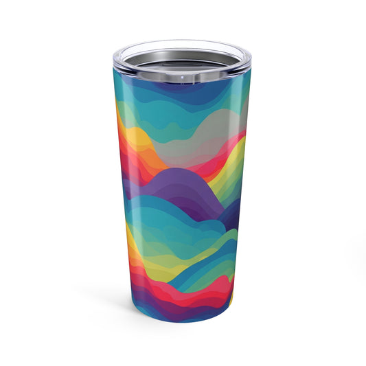 20oz Stainless Steel Tumbler With Double Wall Vacuum Insulation For Hot Or Cold Drinks And Spill Resistant