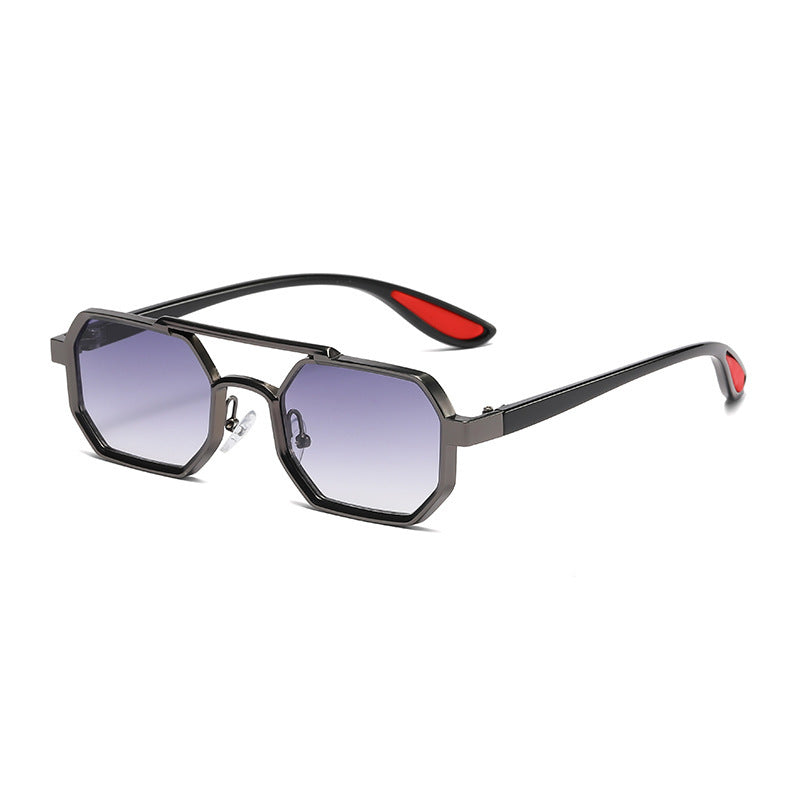Large Frame Sunglasses Style Eyewear Non Polarized UV400 Protection Full Frame Metal Unisex Casual Sun Glasses