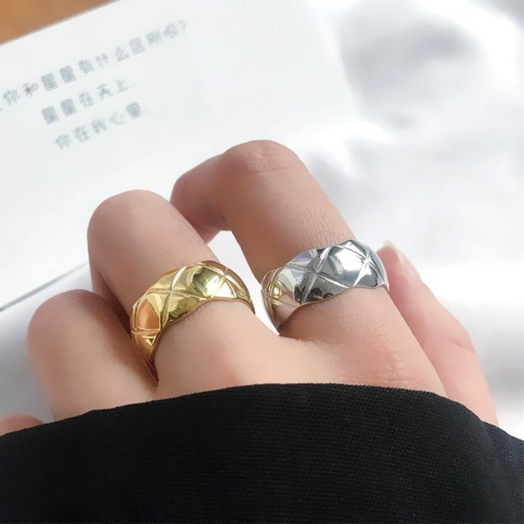 Copper Ring Jewelry 9mm Band Statement Ring for Women and for Men Unique Modern Convex Design Band Ring Copper