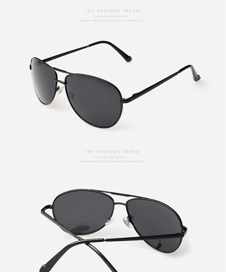 Polarized Sunglasses Metal Frame Anti Glare UV Protection for Men and Women Driving Lightweight for Daily Outdoor Wear