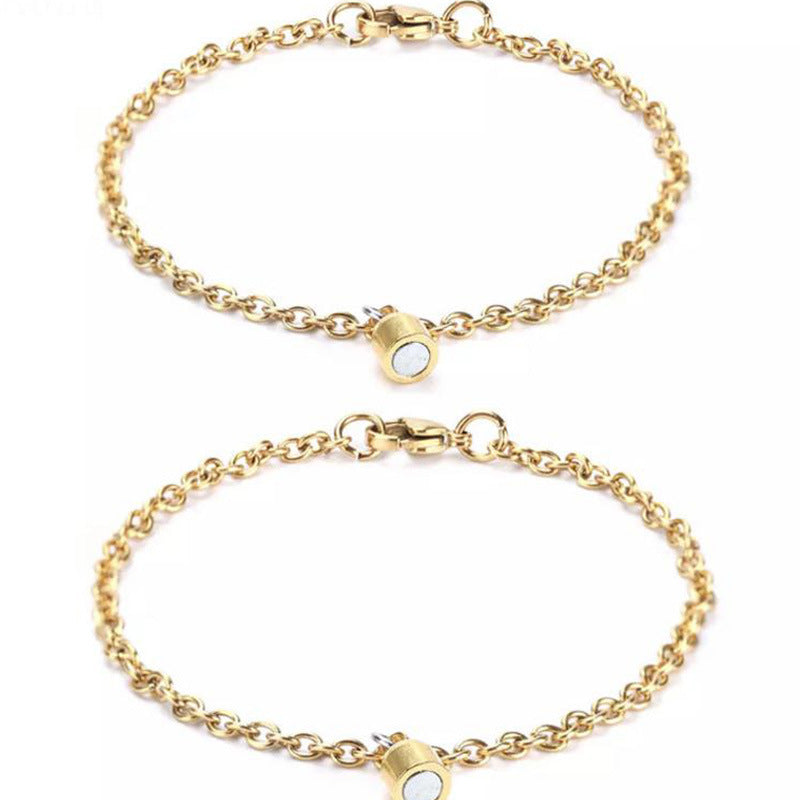 Womens Bracelet Pair Elegant Electroplated Alloy Jewelry Simple Design High Quality Beautiful Appearance For Women