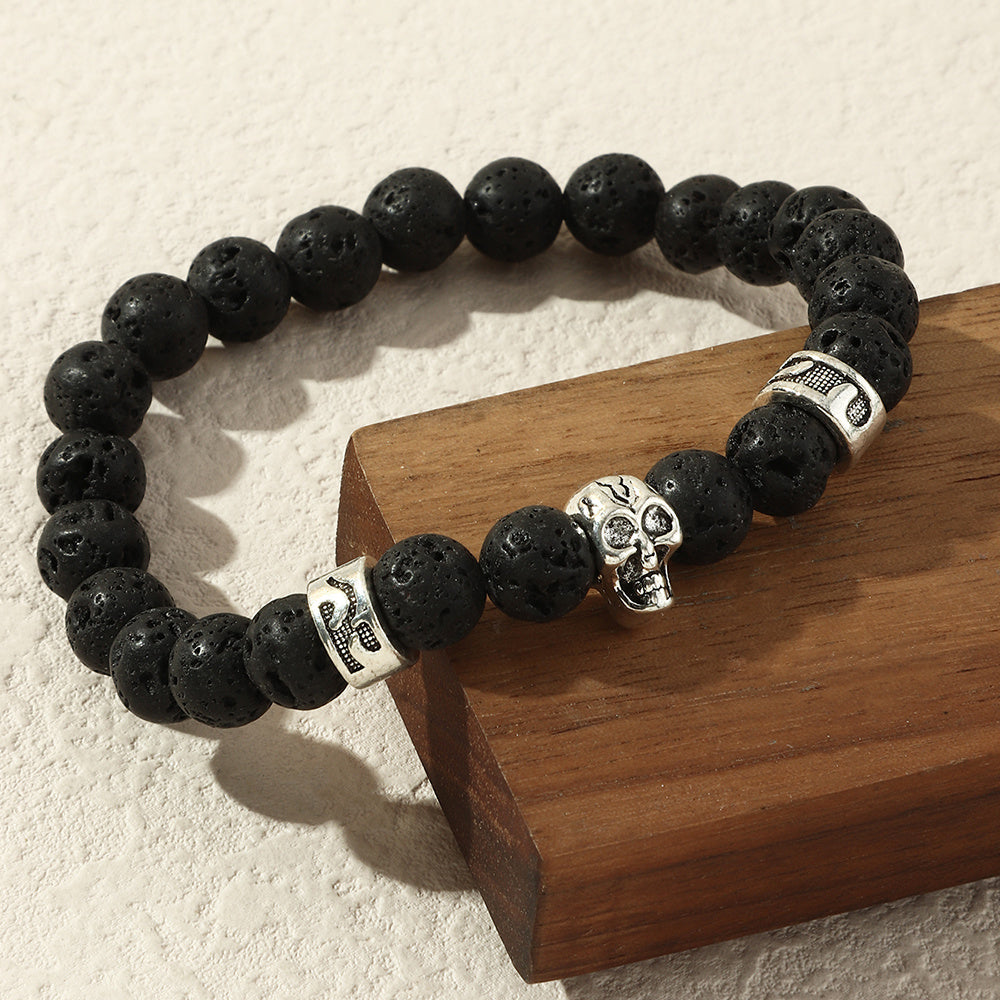 Unisex Stone And Wooden Geometric Bracelet Handmade Individually Packaged For Men And Women Europe Classic Art