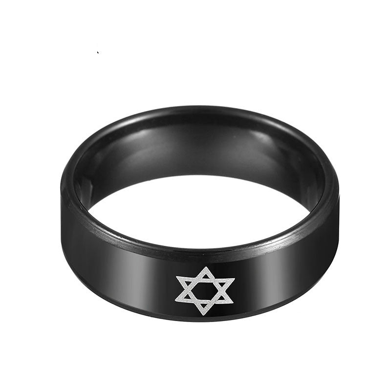 Stainless Steel Simple Ring Smooth Band Electroplated Finish Polished Anniversary Gift BirthdayPresent Wedding