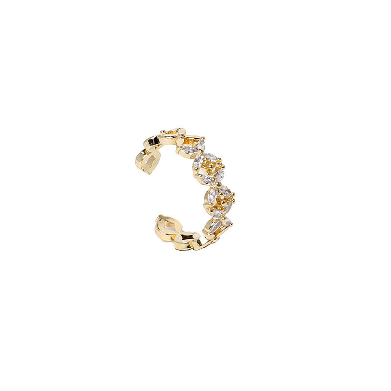 Korean Style Copper Ring For Women Trendy Everyday Wear Elegant Chic Jewelry Accessory For Daily Use New Looks