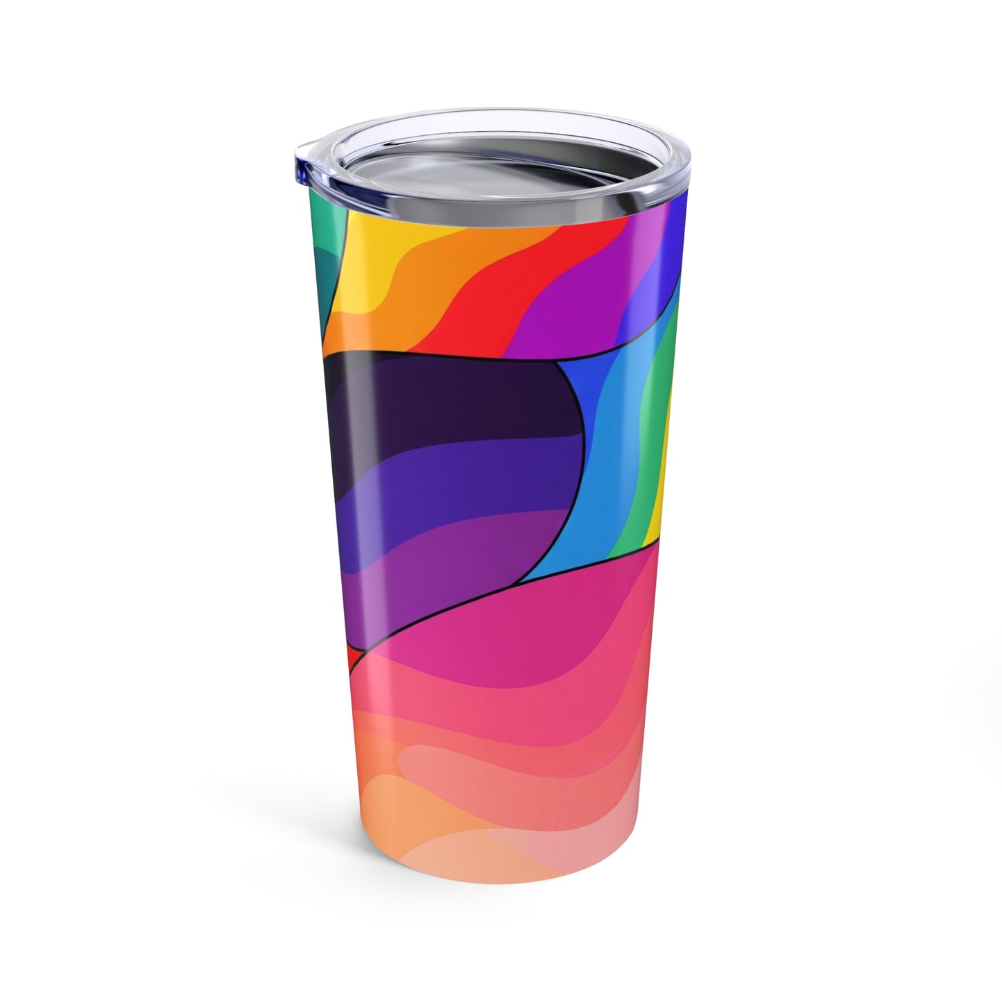 20oz Stainless Steel Travel Mug With Printed Design Double Wall Vacuum Insulation Spill Resistant Hot Or Cold