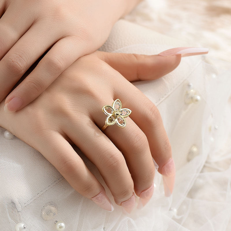 Womens Geometrics Copper Ring Fashion Accessory With Elegant Design And Beautiful Appearance For Everyday Wear