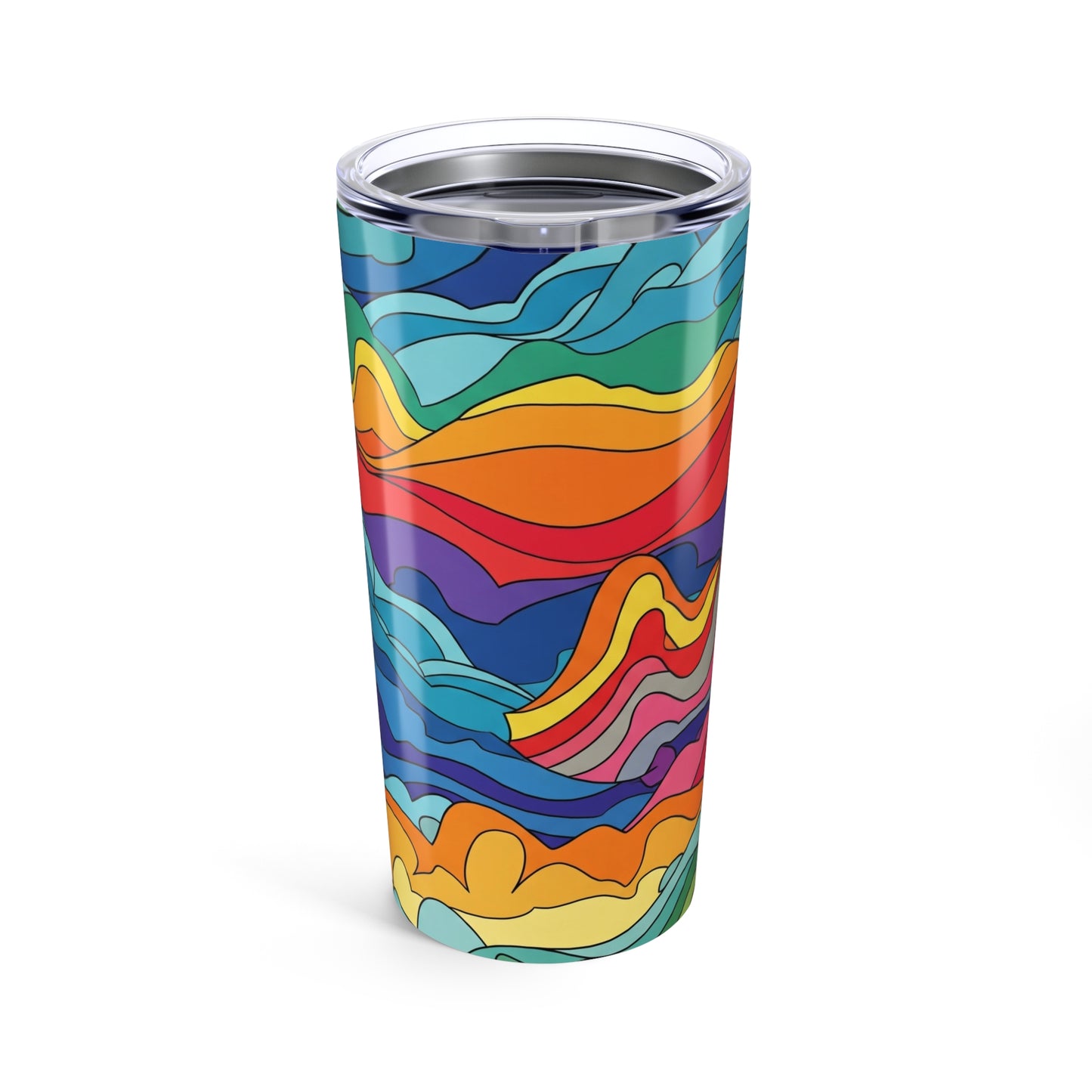 20oz Stainless Steel Travel Mug With Double Wall Vacuum Insulation Spill Resistant BPA Free Dishwasher Safe Coffee