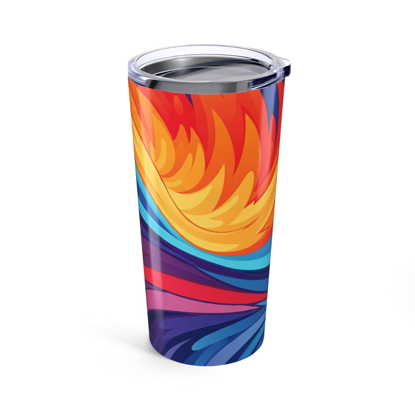 20oz Stainless Steel Tumbler With Double Wall Vacuum Insulation Leak Proof Coffee Mug Printed Graphics Drinkware