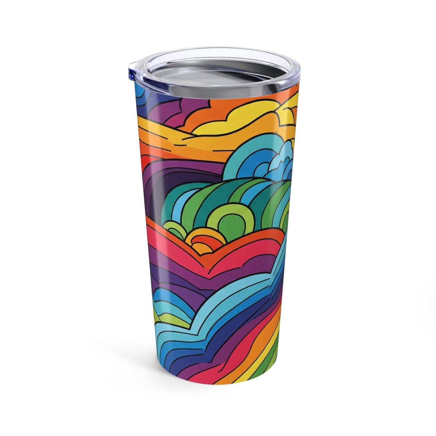 20 Oz Stainless Steel Tumbler Wall Vacuum Insulated Leak Proof BPA Free Durable Travel Mug For Hot And Cold Drinks