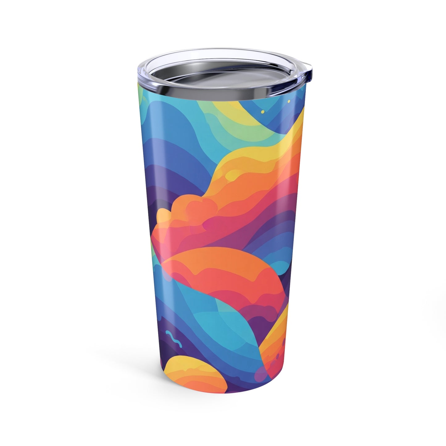 20oz Stainless Steel Tumbler With Double Wall Vacuum Insulation Leak Proof Travel Mug Durable Printed Coffee Cup