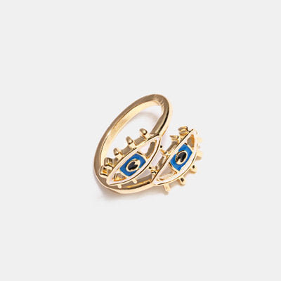 Devils Eye Ring For Women And Girls Alloy Injection Fashion Jewelry Bold Statement Ring Unique Design Eye Sparkle Finish