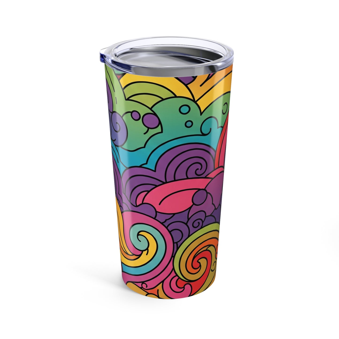 20oz Stainless Steel Travel Mug With Double Wall Vacuum Insulation Leak Proof Design And Dishwasher Safe For