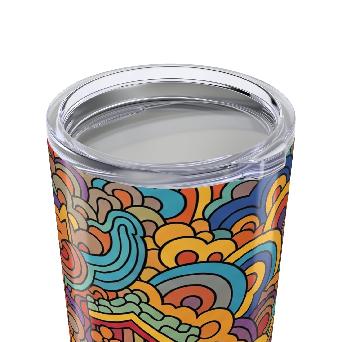 20oz Stainless Steel Tumbler With Double Wall Vacuum Insulation Spill Resistant Travel Mug Keeps Drinks Hot Cold