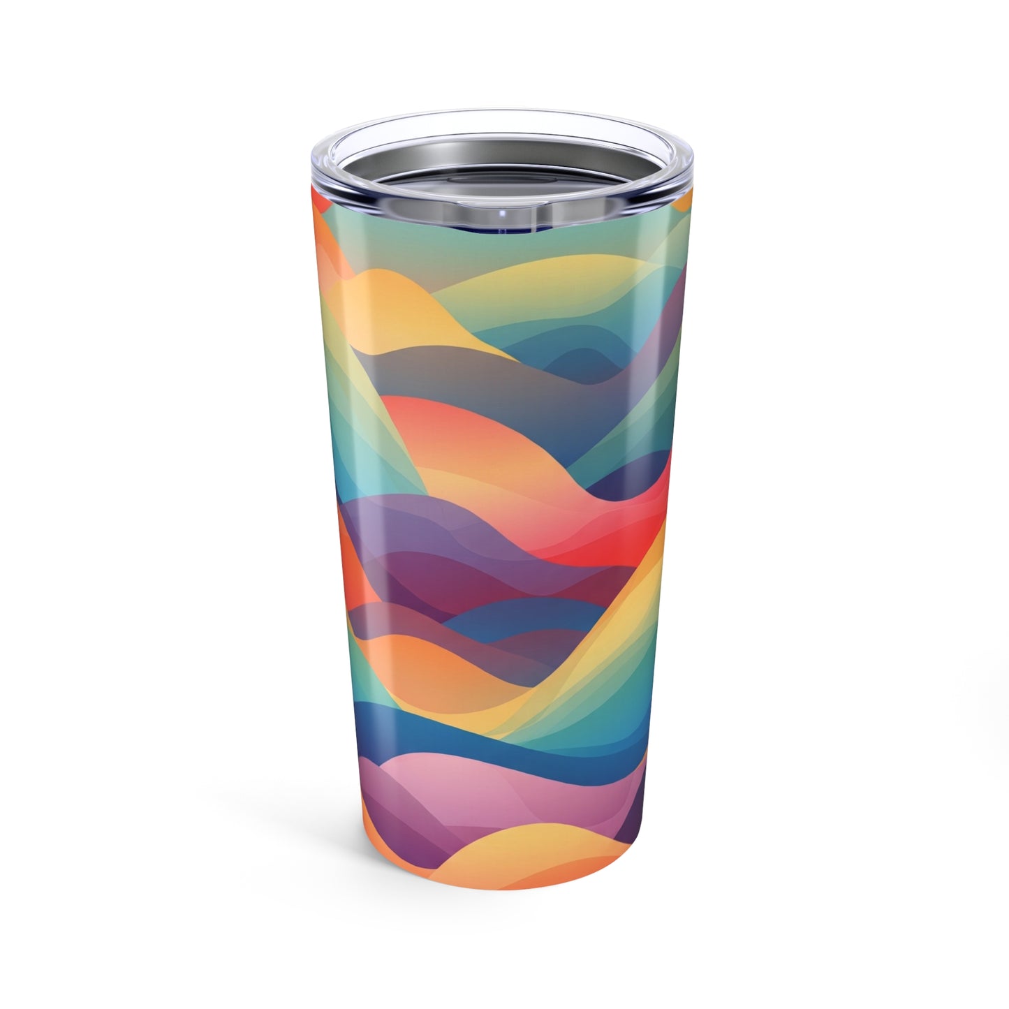 20oz Stainless Steel Tumbler With Double Wall Vacuum Insulation Travel Mug Spill Resistant Hot Cold Printed Art