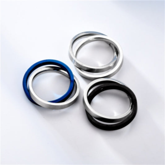 Stainless Steel Ring 6mm Wide Rotatable Band Korean Fashion