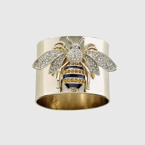 Geometric Bee Ring For Women European American Jewelry