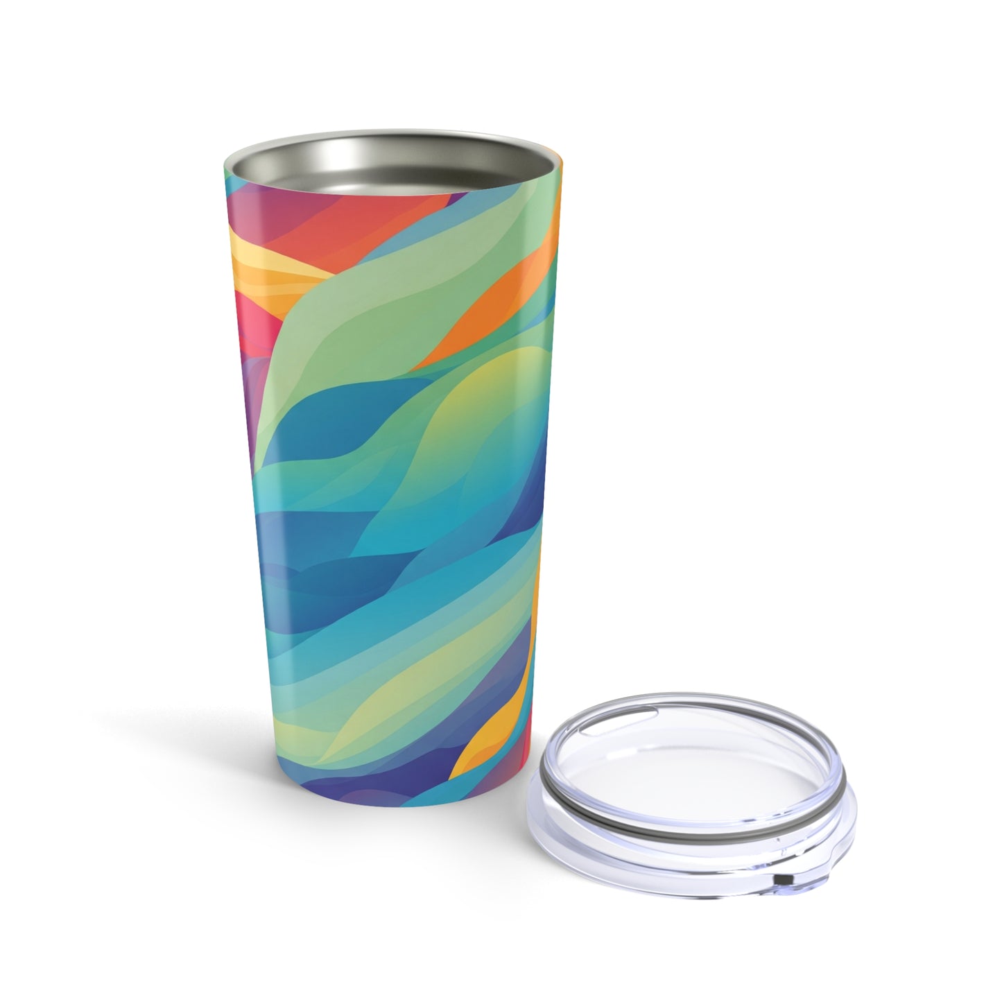 20oz Stainless Steel Tumbler Double Wall Vacuum Insulated Leak Proof Travel Mug With Lid For Hot Or Cold Beverages