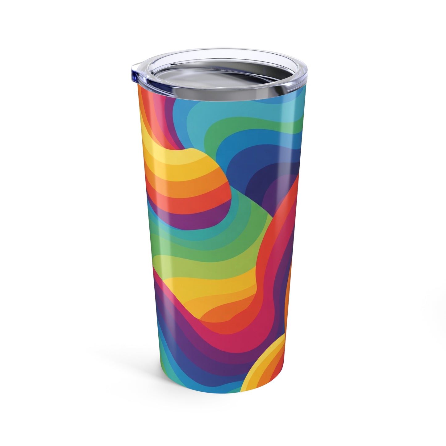 20oz Stainless Steel Tumbler With Printed Design Double Wall Vacuum Insulated Spill Resistant BPA Free Thermal